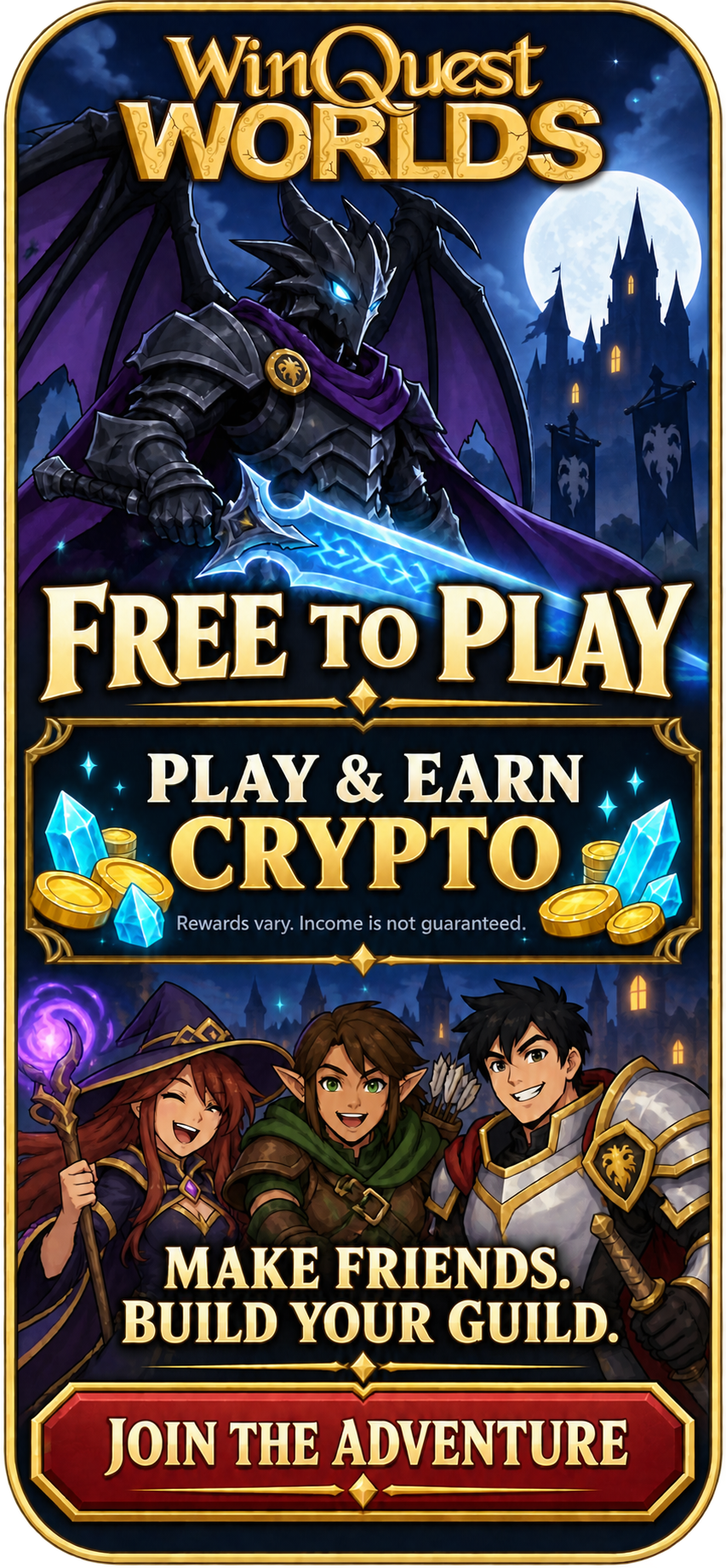 Free to Play - Play & Earn Crypto